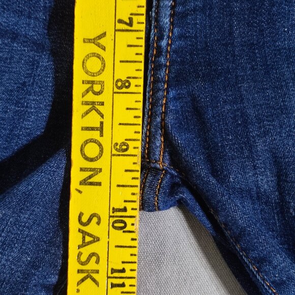 7 for all mankind jeans women's size 30 ink blue Roxanne skinny ankle jeans - Picture 14 of 15